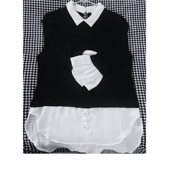 Elle Blouse size Small EUC - Picture 4 of 9